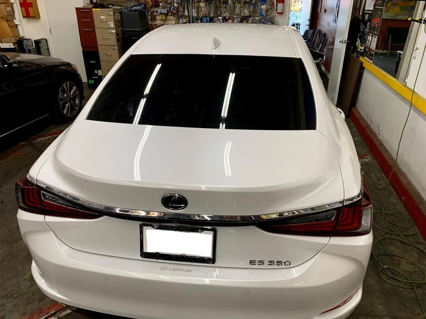 Rear window Tinting on Lexus