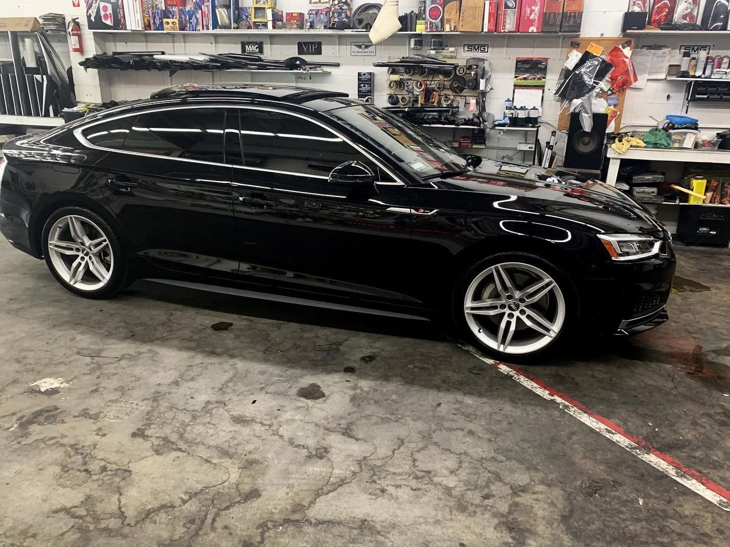 Fully Tinted Audi