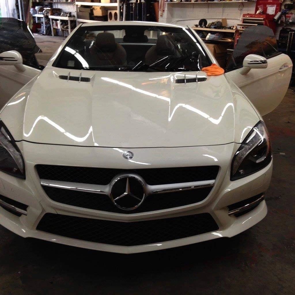 white benz
